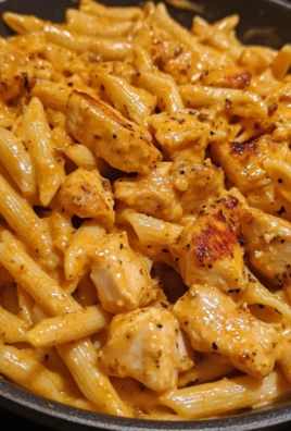Creamy Bold Smoky Cajun Chicken Penne Skillet