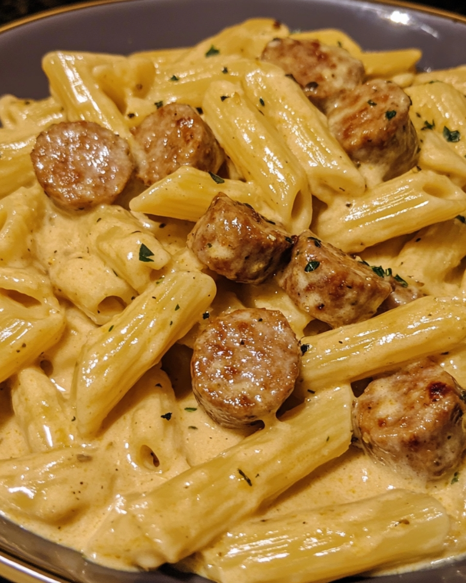 Creamy Bold Smoky Cajun Garlic Butter Sausage Pasta 2
