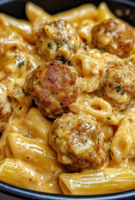 Creamy Bold Smoky Cajun Ranch Meatball Pasta Skillet 2