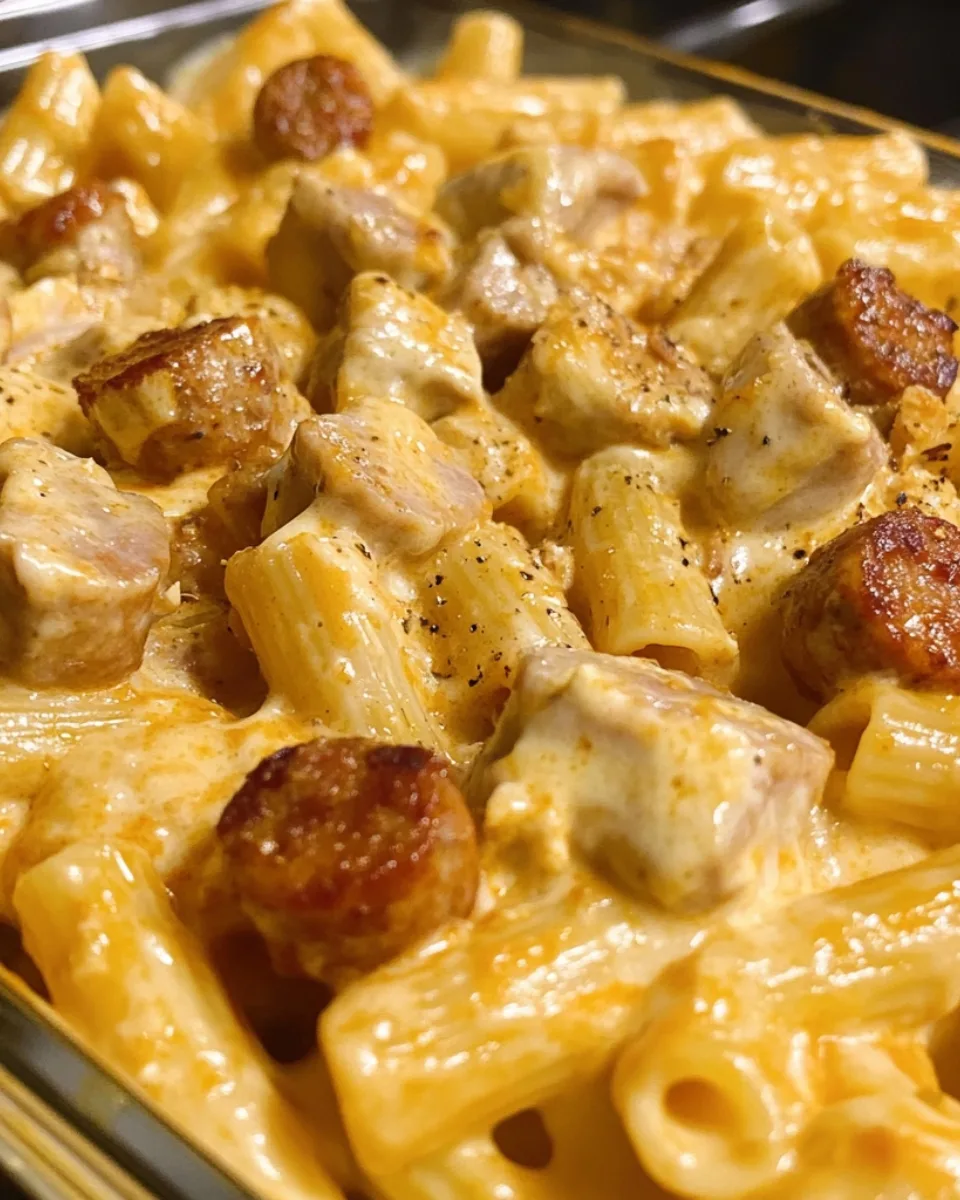 Creamy Buffalo Ranch Sausage Chicken Pasta 2
