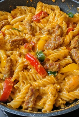 Creamy Cajun Pepper Jack Sausage Pasta 2