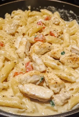 Creamy Cajun White Cheddar Ranch Chicken Pasta 1