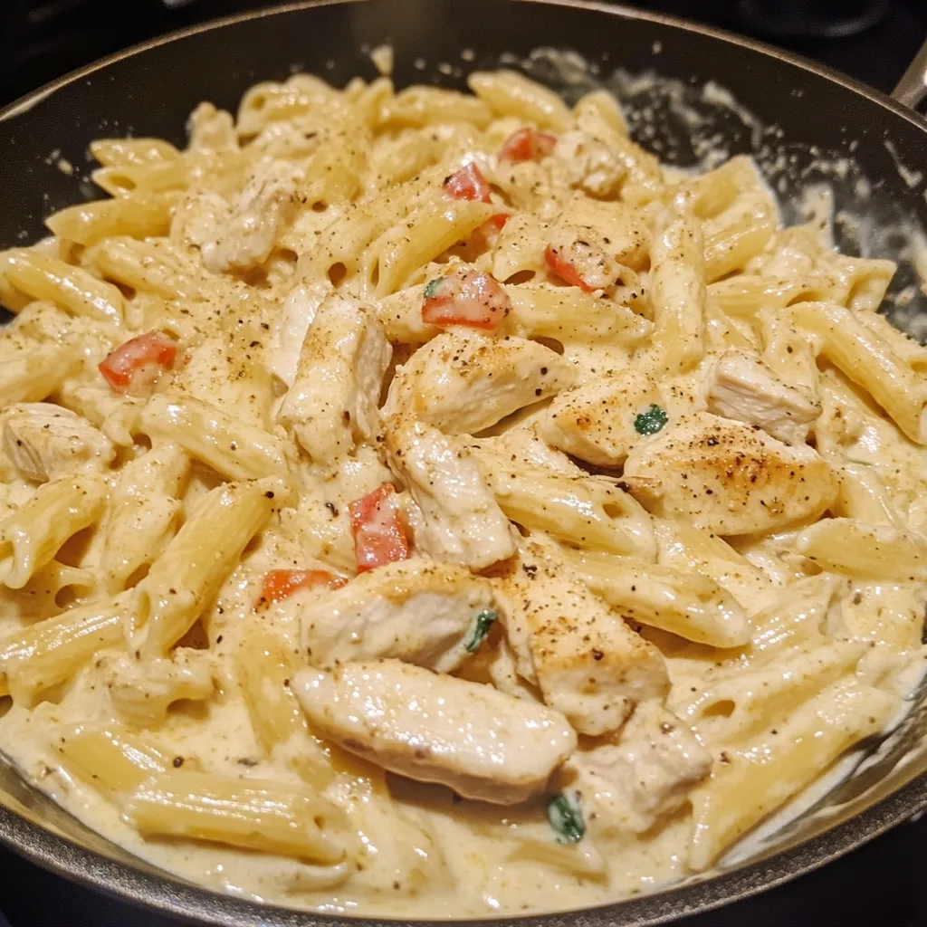 Creamy Cajun White Cheddar Ranch Chicken Pasta 1 Creamy Cajun White Cheddar Ranch Chicken Pasta 2