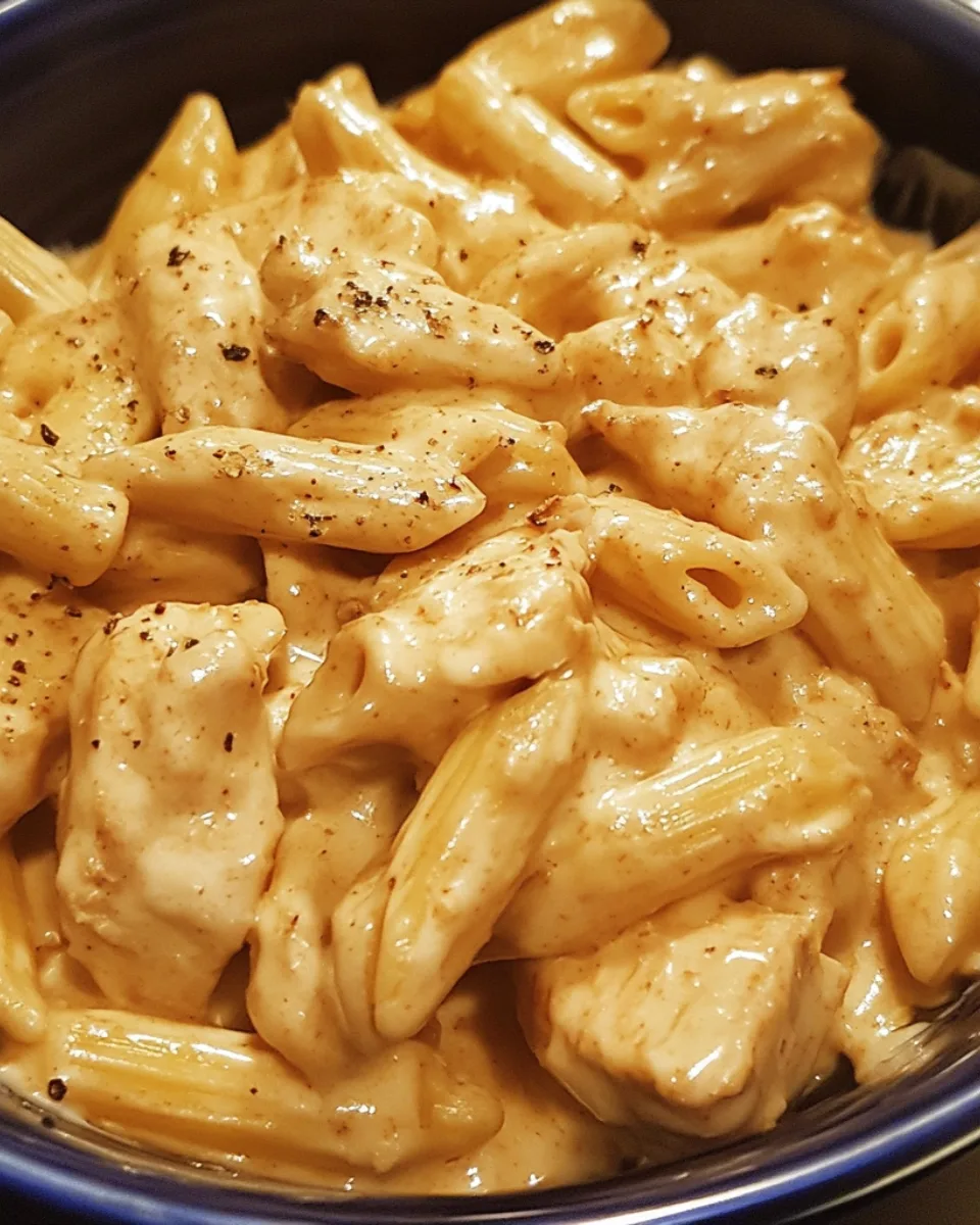Creamy Cheddar Ranch BBQ Chicken Pasta 1