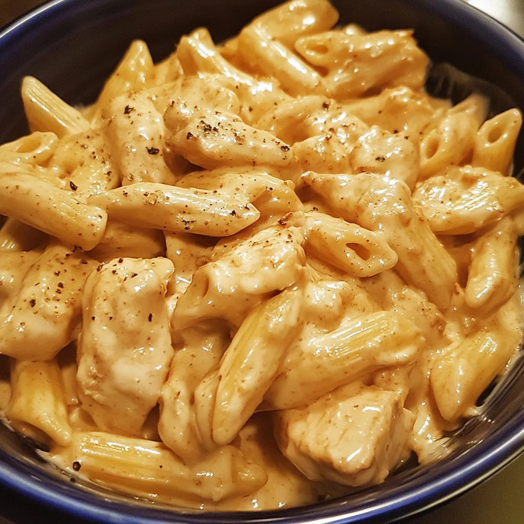 Creamy Cheddar Ranch BBQ Chicken Pasta 2