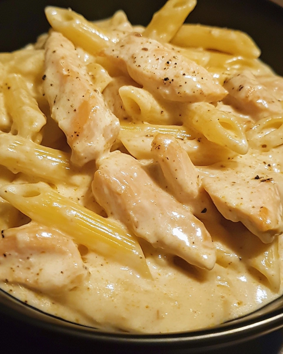 Creamy Cheddar Ranch Chicken Penne 2