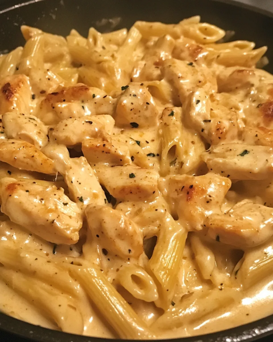 Creamy Pepper Jack Cajun Ranch Chicken Pasta 1