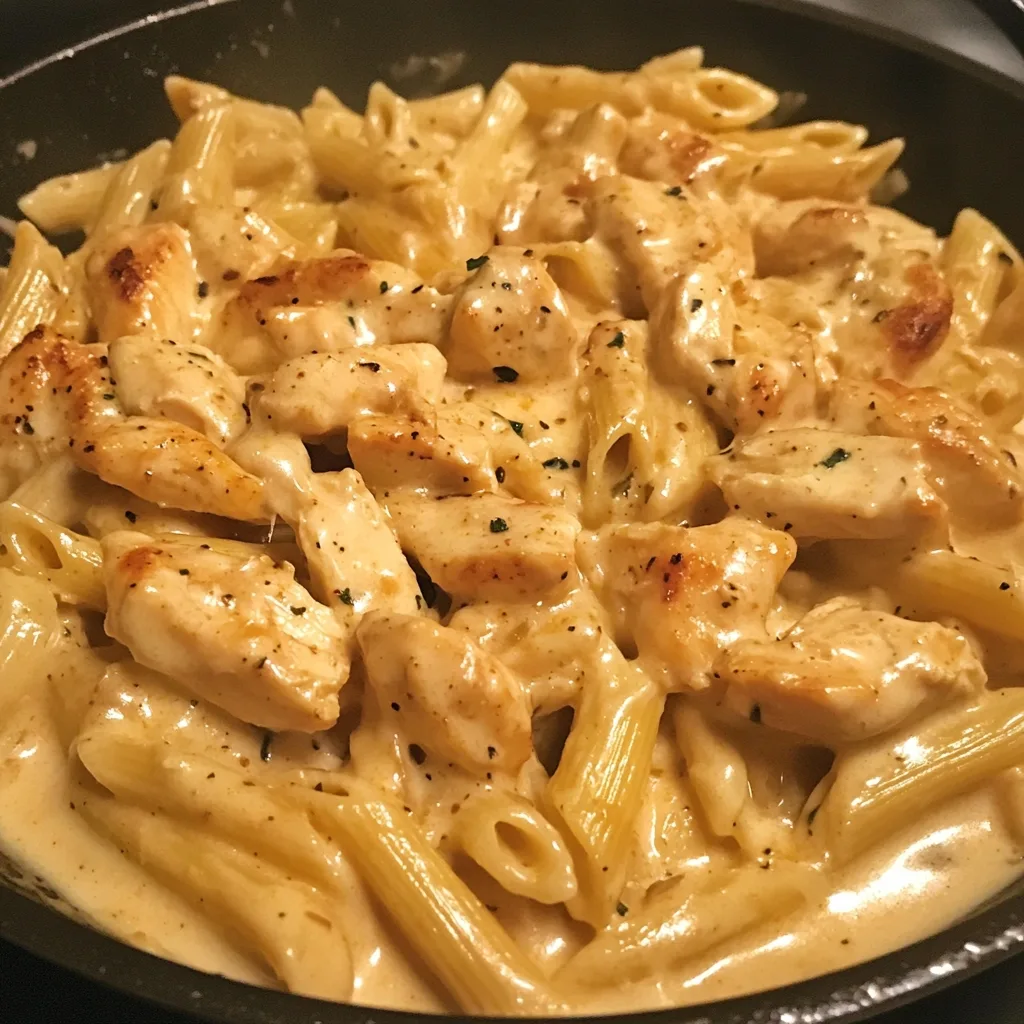 Creamy Pepper Jack Cajun Ranch Chicken Pasta 2