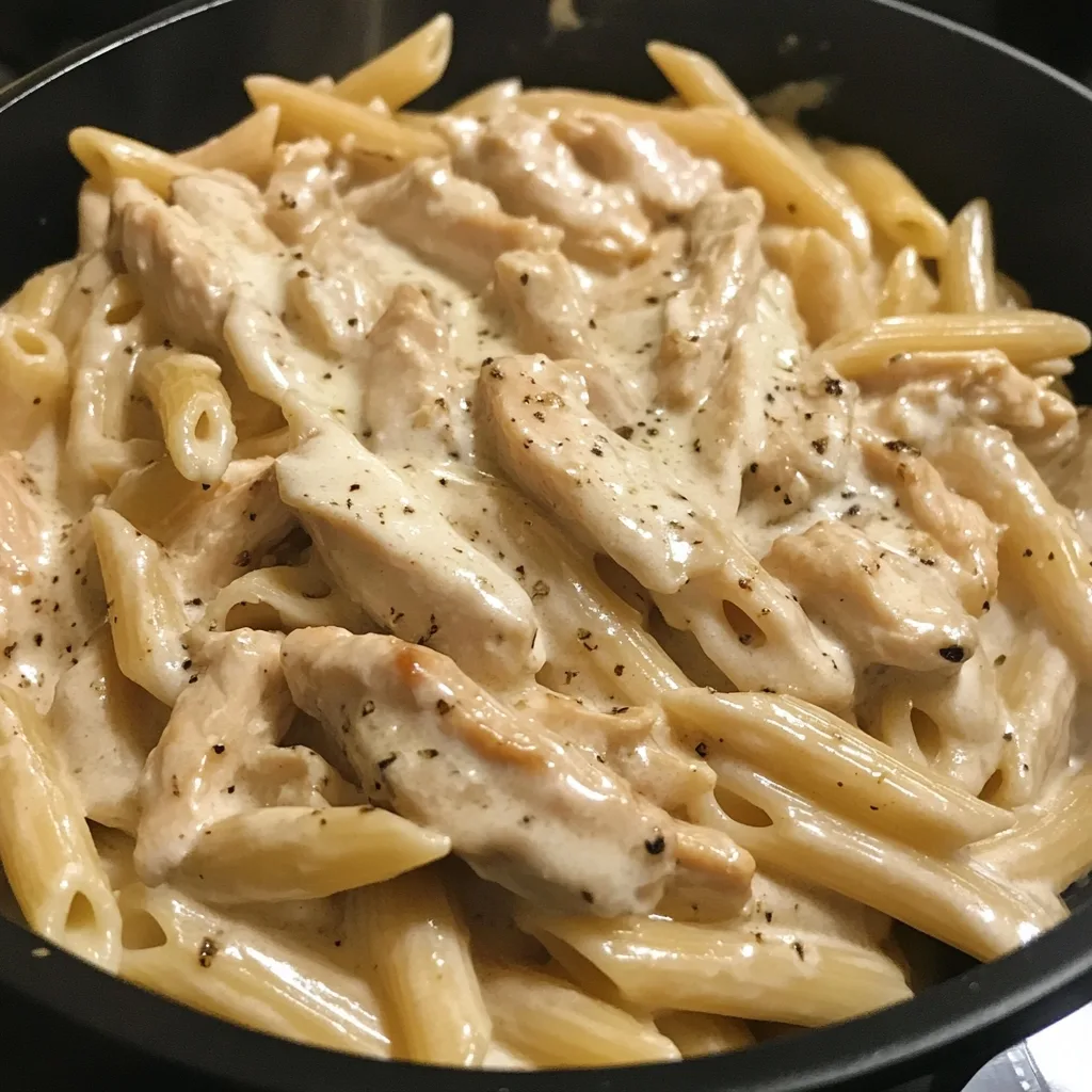 Creamy Pepper Jack Ranch Chicken Penne 1