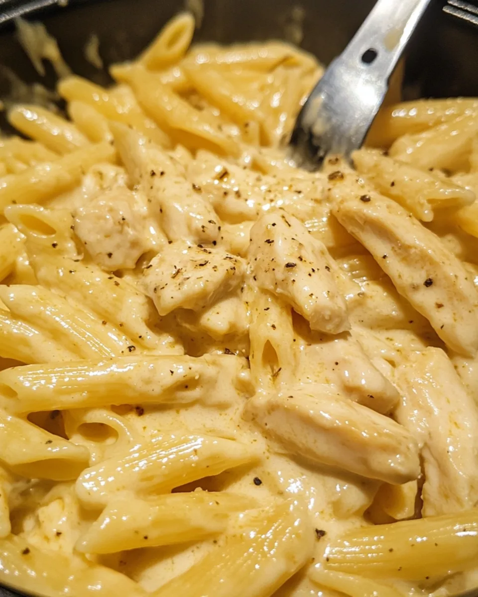 Creamy Ranch Garlic Honey Chicken Pasta 2