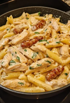Creamy Smoky Cajun Chicken Sausage Pasta