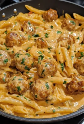 Creamy Smoky Cajun Ranch Meatball Penne 4 Creamy Smoky Cajun Ranch Meatball Penne 1
