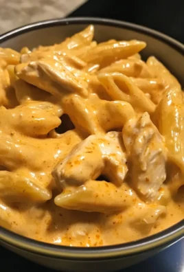 Creamy White Cheddar Buffalo Chicken Pasta