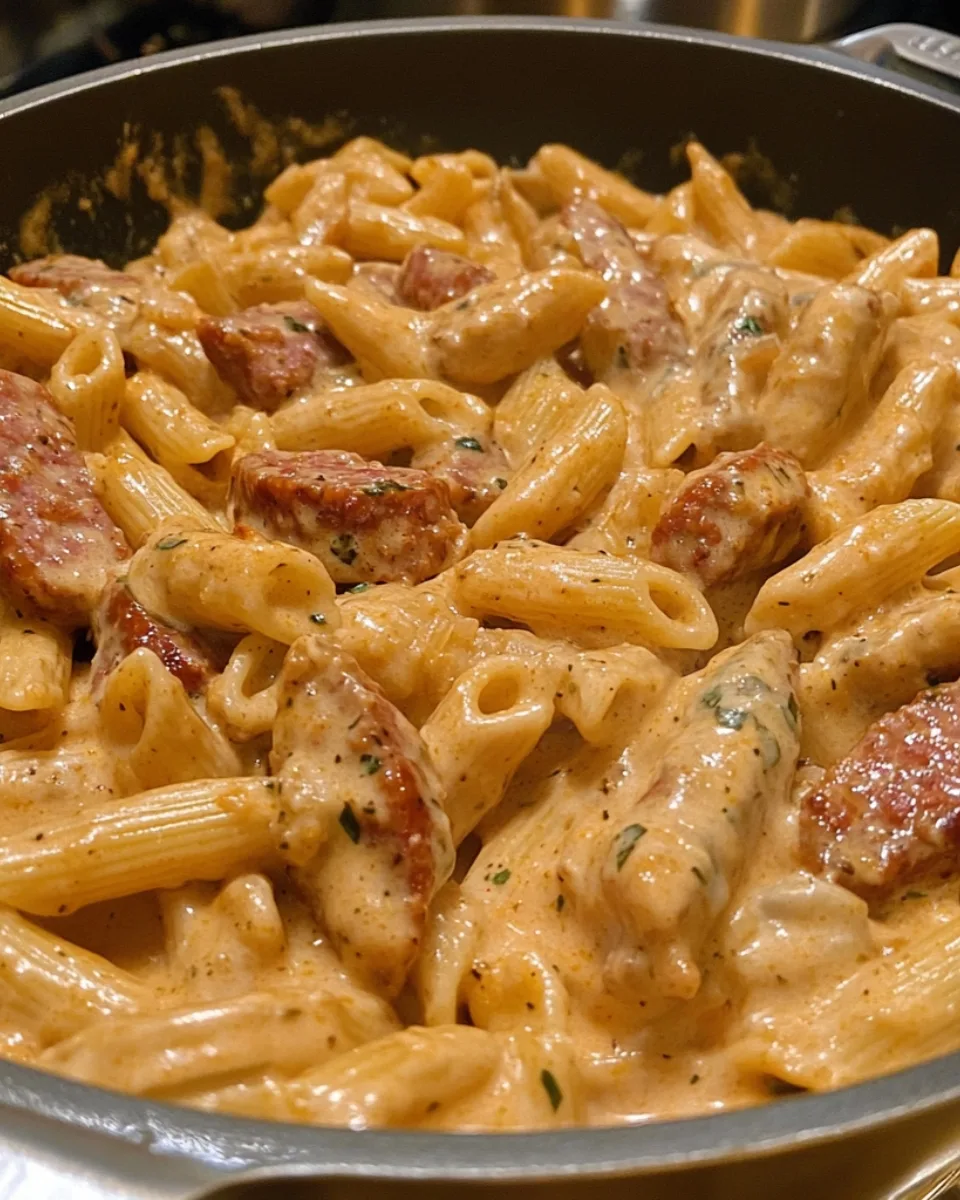 One Pot Creamy Bold Smoky Cajun Ranch Sausage Pasta 2