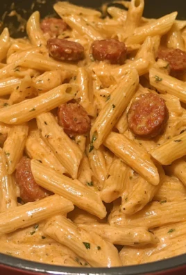 One Pot Creamy Spicy Cajun Sausage Pasta 2