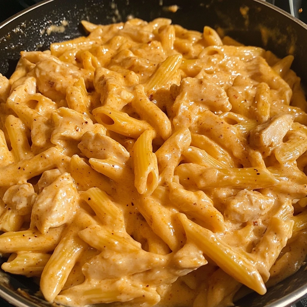 One Pot Creamy Sweet Maple BBQ Chicken Pasta Skillet 1