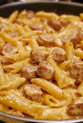 One Pot Sticky Garlic Butter Sausage Pasta 1