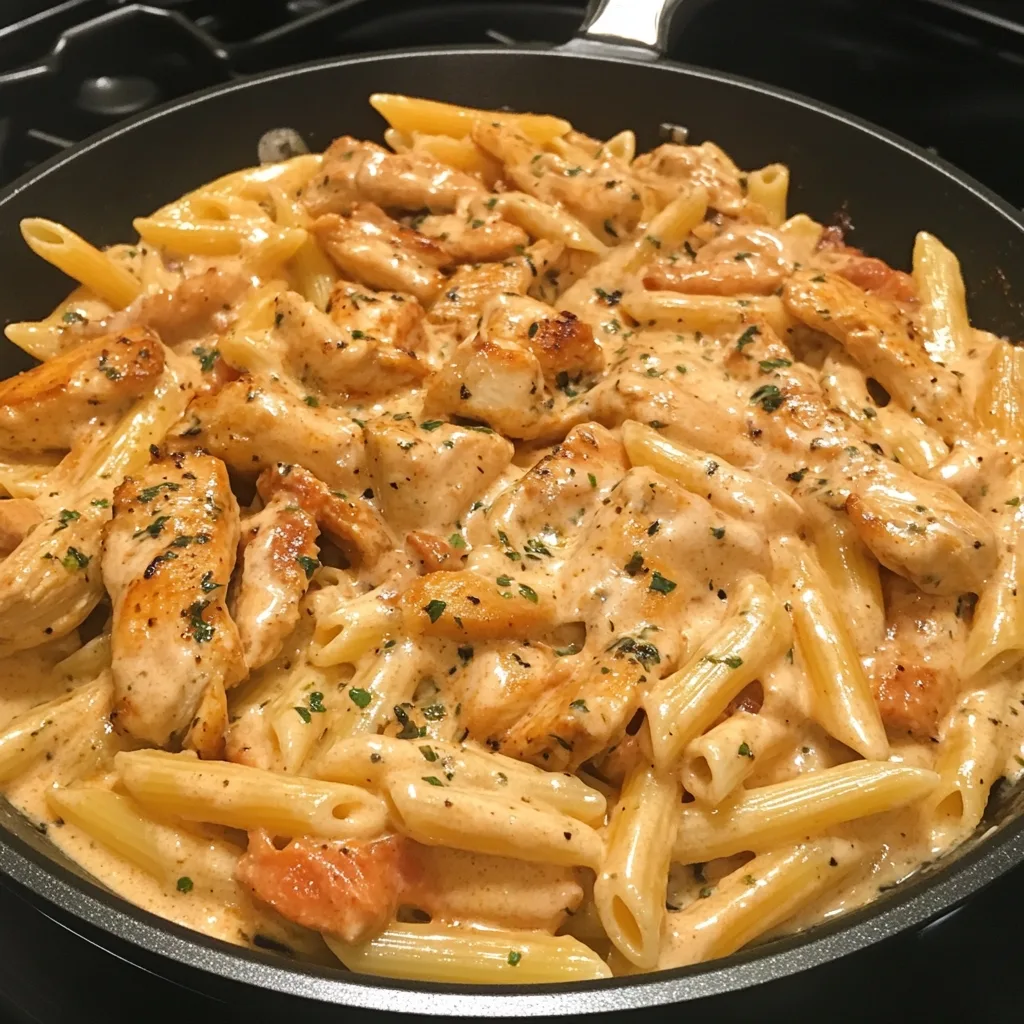 One Skillet BBQ Ranch Chicken Penne 1