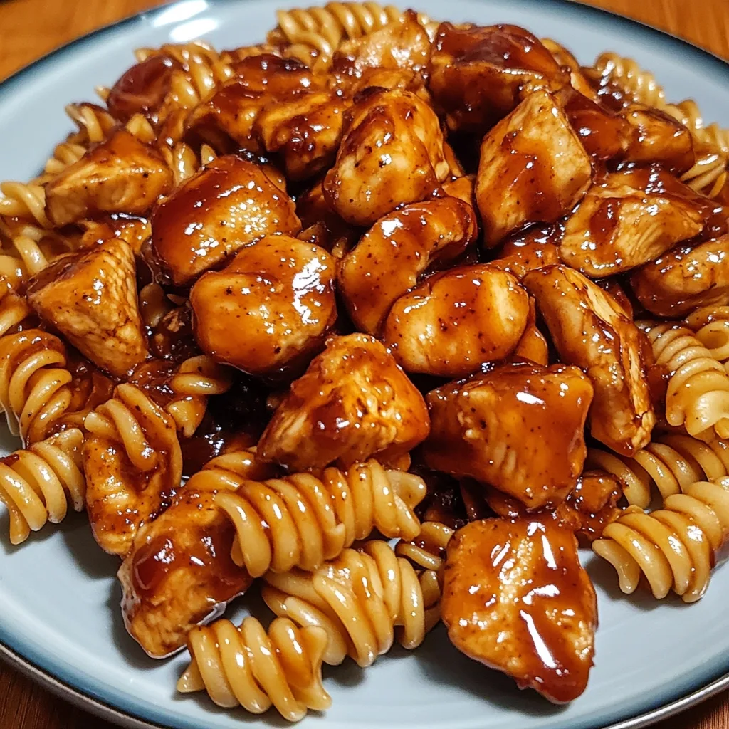 Smoky BBQ Garlic Honey Chicken Rotini 1