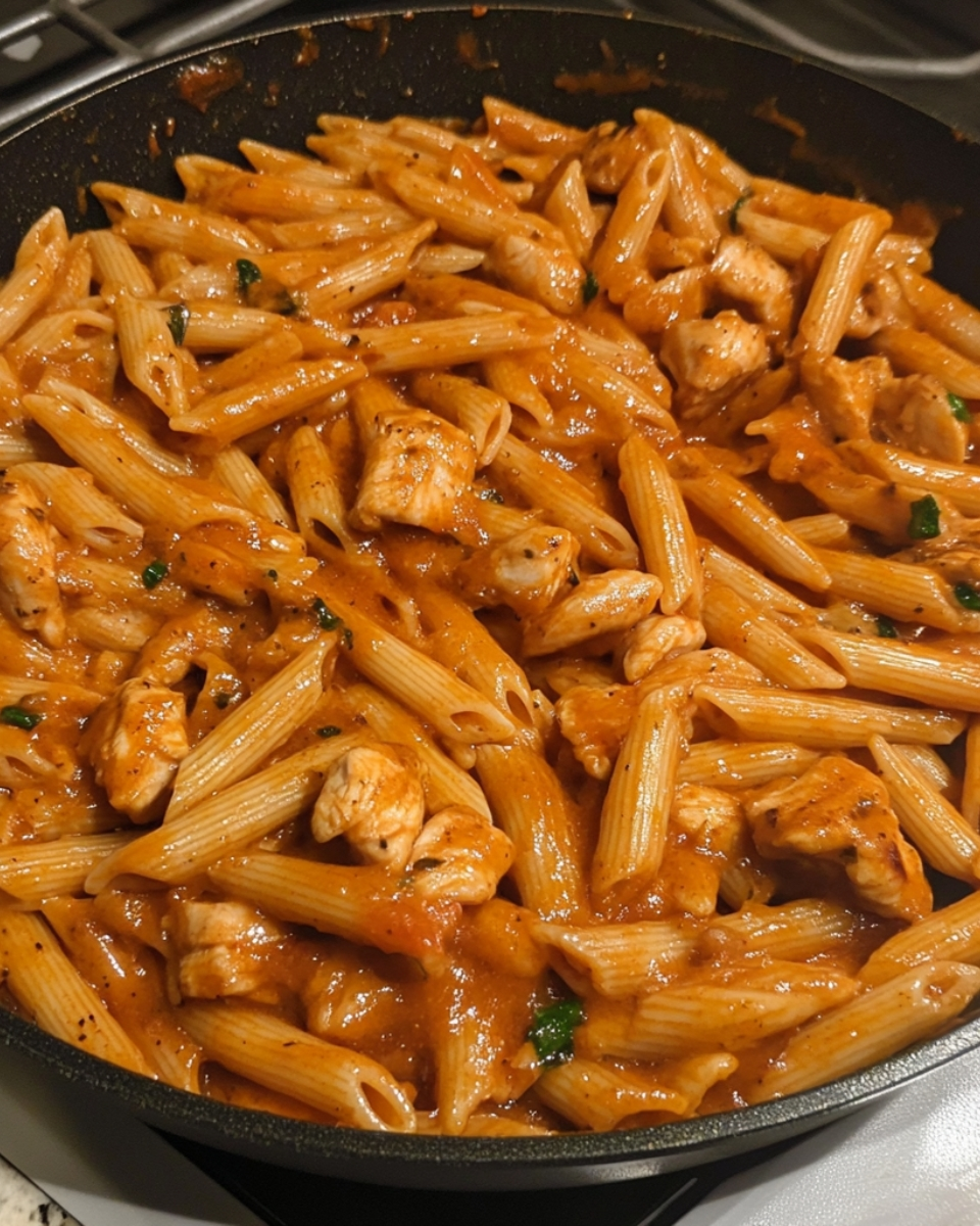 Smoky Cajun Ranch Chicken Penne Skillet 1