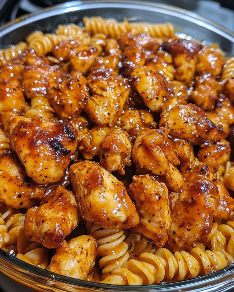 Sticky Garlic Butter Cajun Chicken Rotini 2