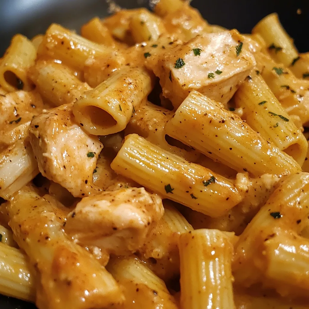 Sticky Garlic Butter Cajun Ranch Chicken Rigatoni 1