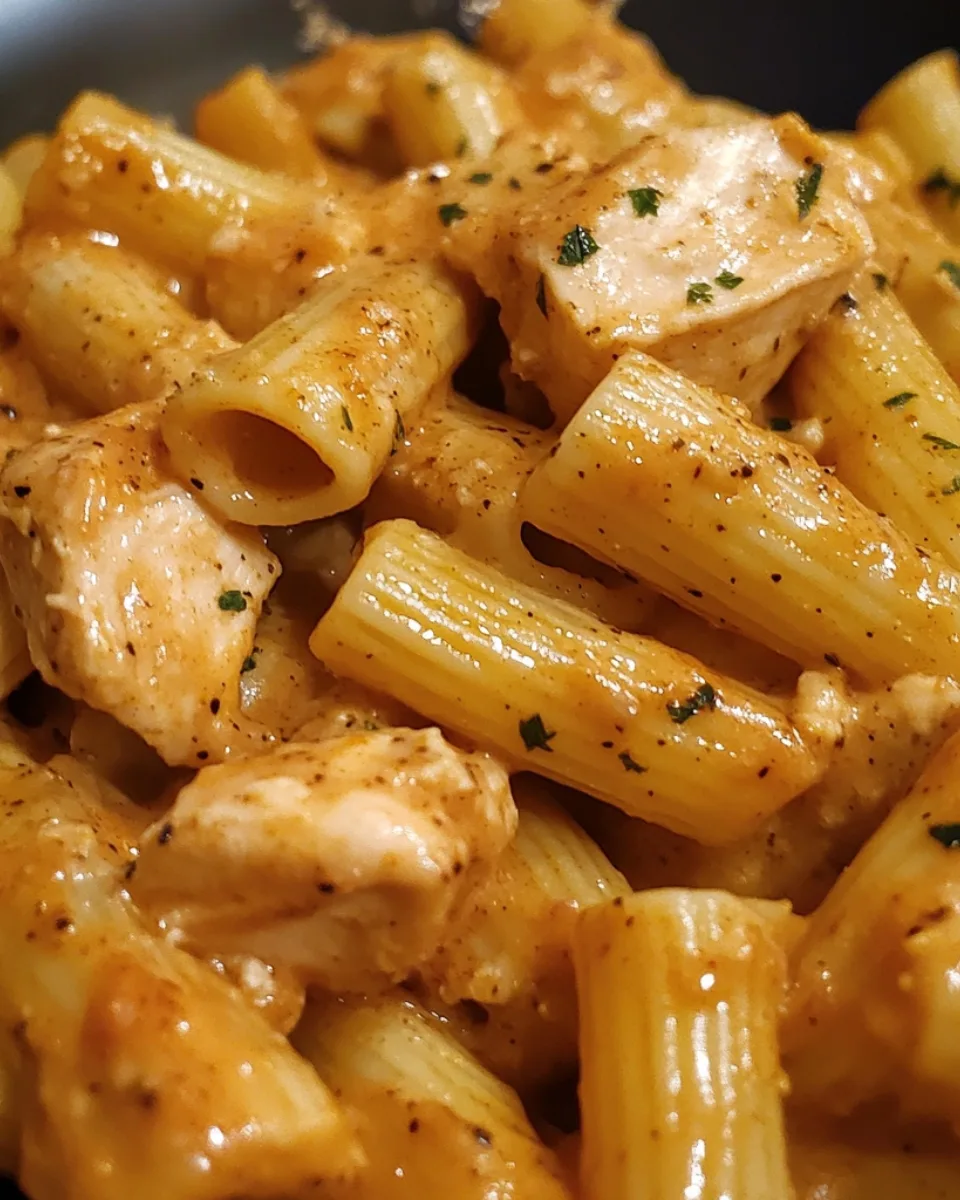 Sticky Garlic Butter Cajun Ranch Chicken Rigatoni 2
