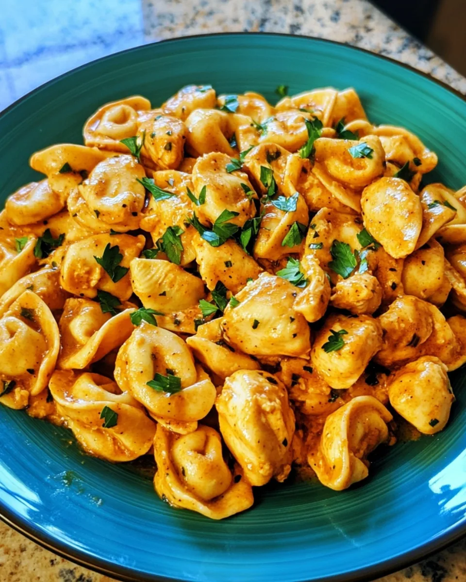 Sticky Garlic Butter Cajun Ranch Chicken Tortellini 1