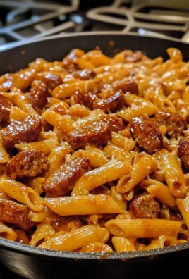 Sticky Honey Garlic BBQ Sausage Pasta 3