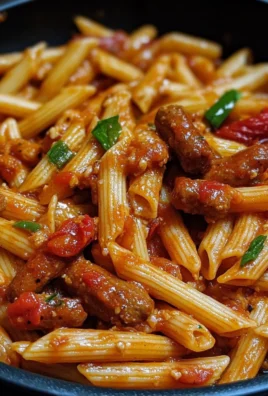 Sticky Sweet Chili Garlic Sausage Penne 1