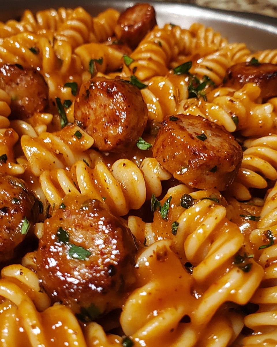 Sticky Sweet Chili Garlic Sausage Rotini 2