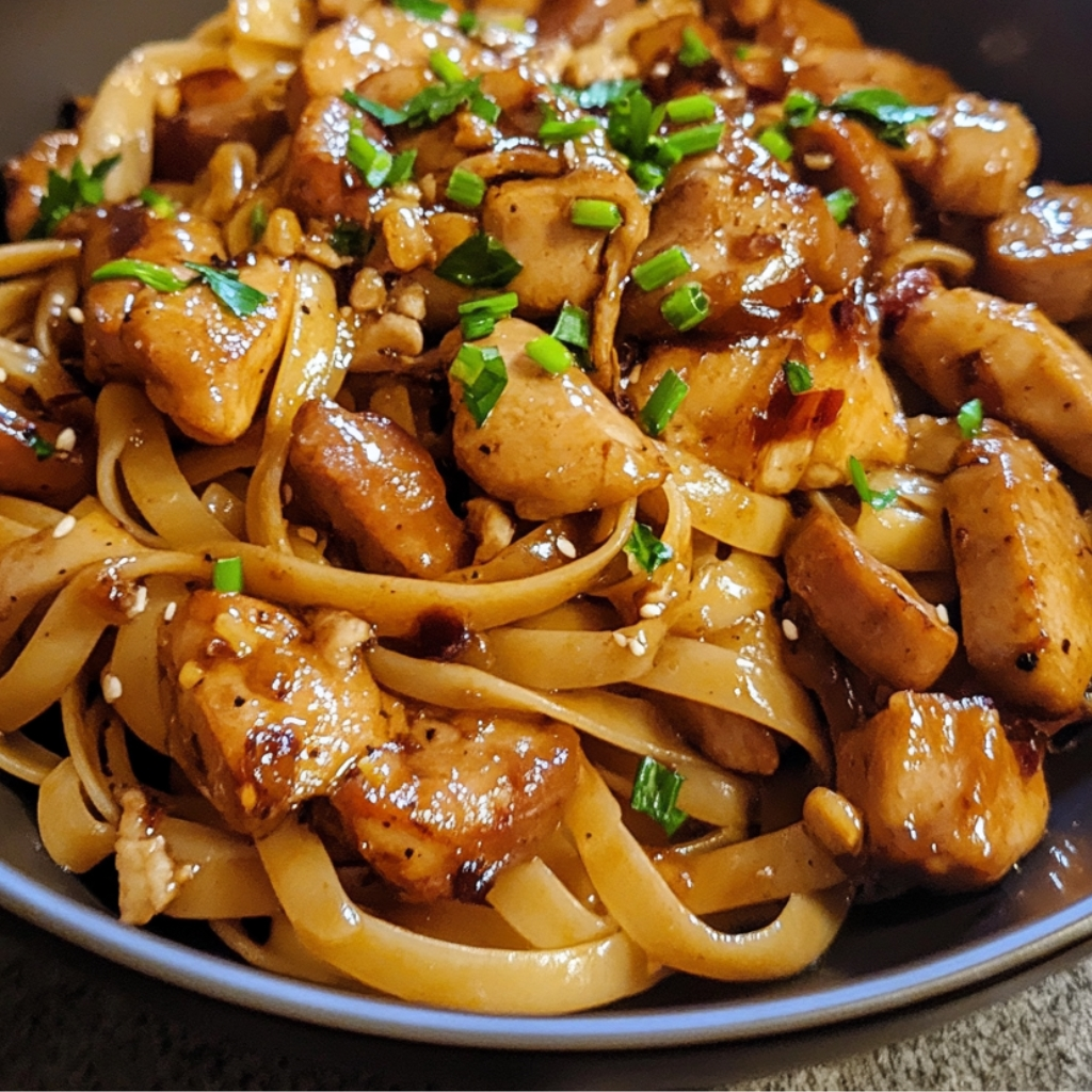Sticky Sweet Garlic Chicken Sausage Pasta 2