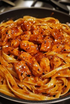 Sticky Sweet Garlic Honey Buffalo Chicken Pasta 2
