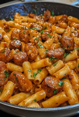 Sticky Sweet Garlic Honey Ranch Sausage Pasta 2