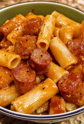 Sticky Sweet Garlic Honey Sausage Rigatoni 2