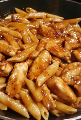 Sticky Teriyaki Garlic Honey Chicken Penne 4