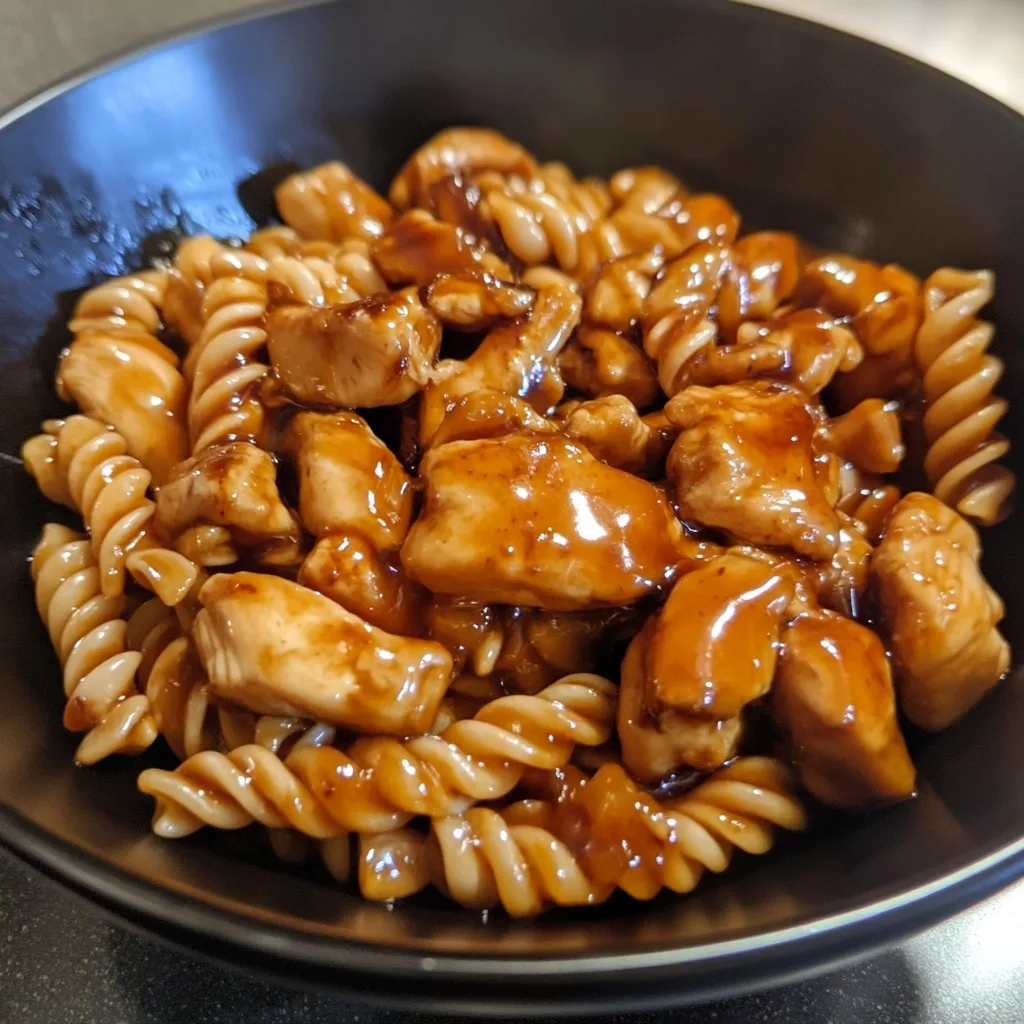 Sticky Teriyaki Garlic Honey Chicken Rotini 1 Sticky Teriyaki Garlic Honey Chicken Rotini 1